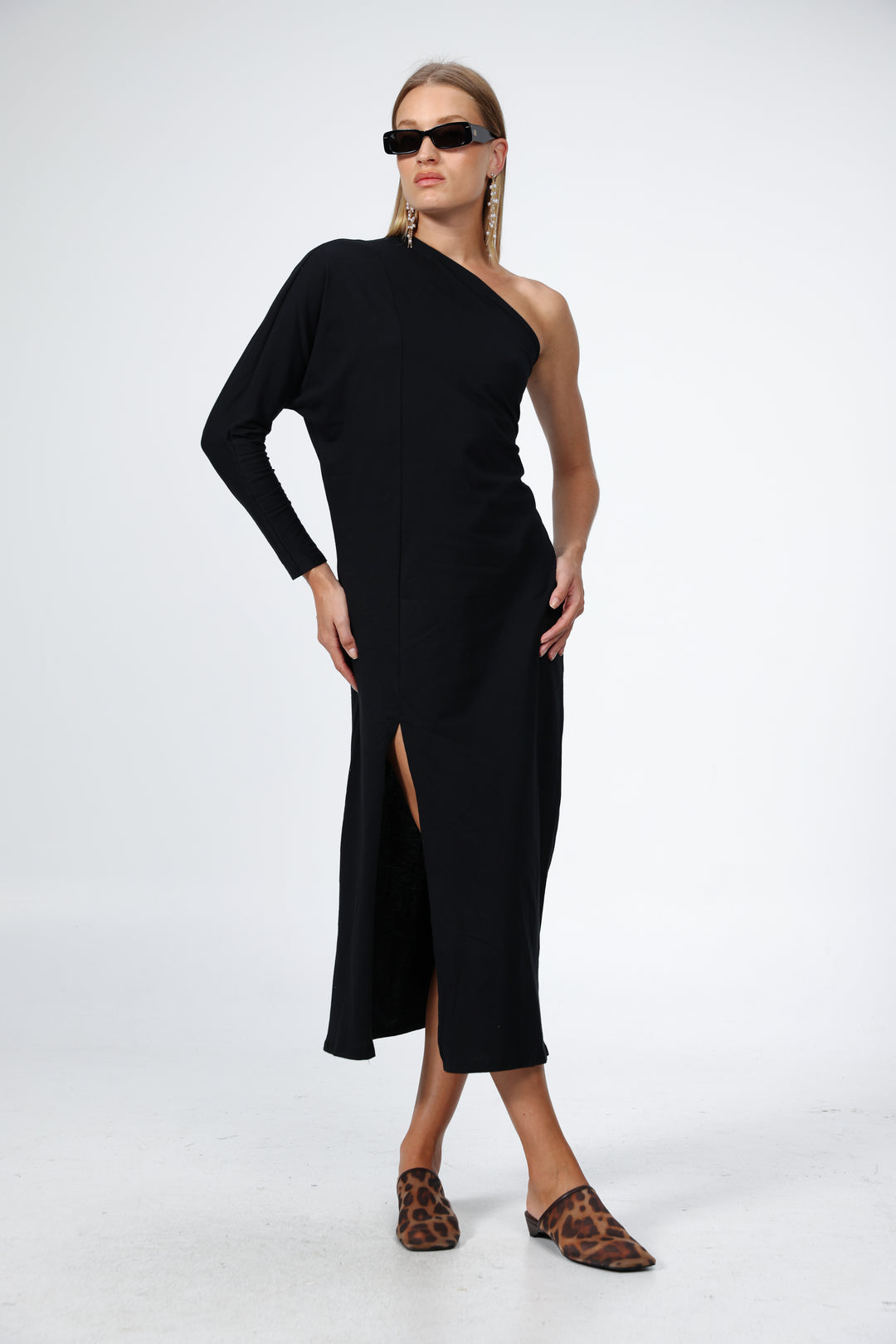 Black One Shoulder Dress