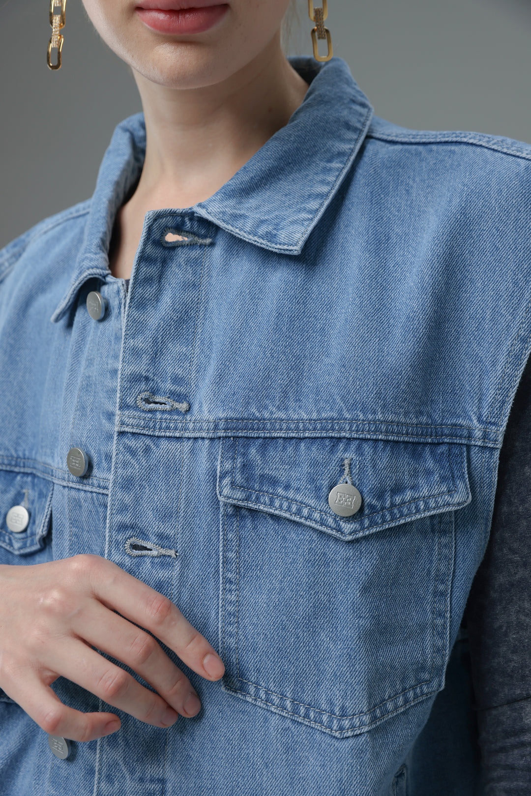 Daniela's Light Blue Denim Vest