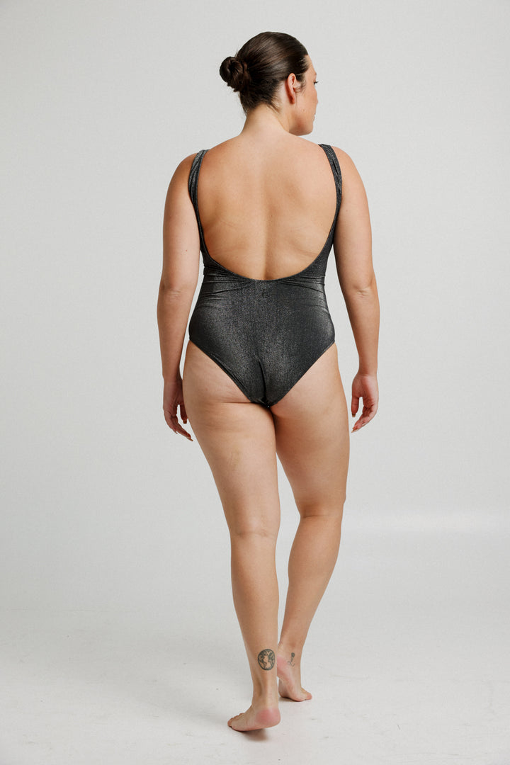 Johansson Sparkly Black Swimsuit