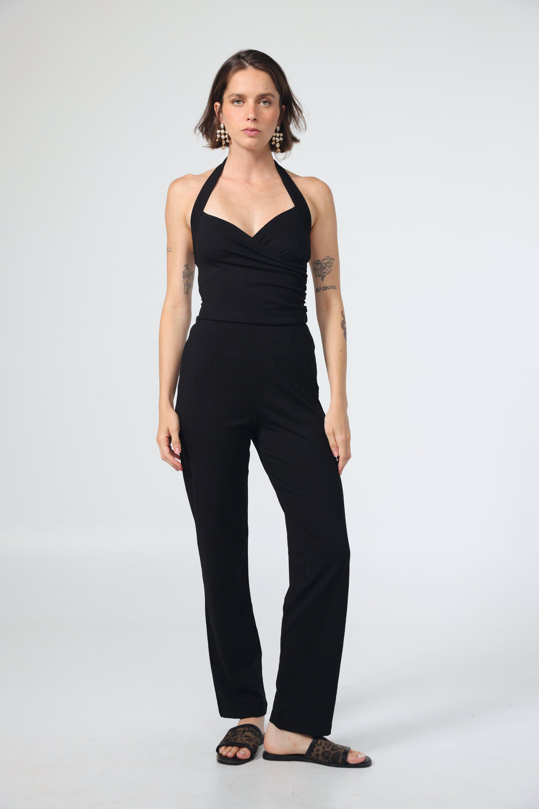 Notice Black Jumpsuit