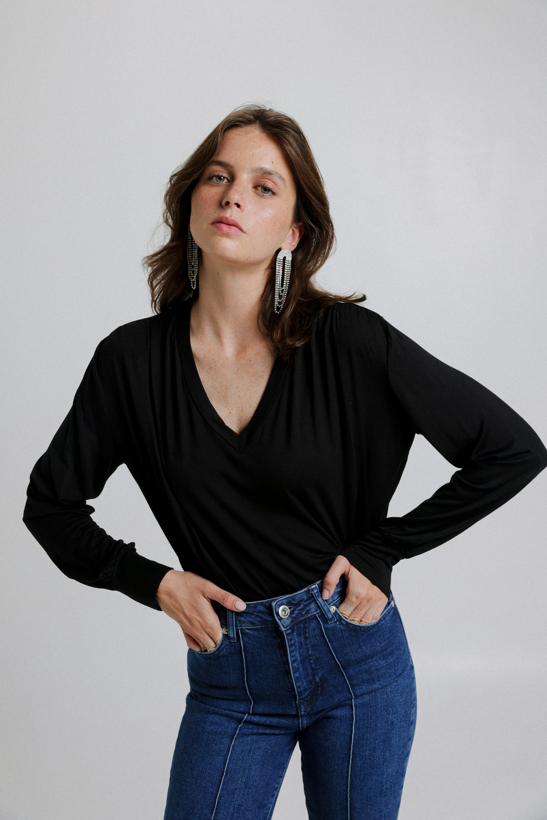 Only V Black Shirt