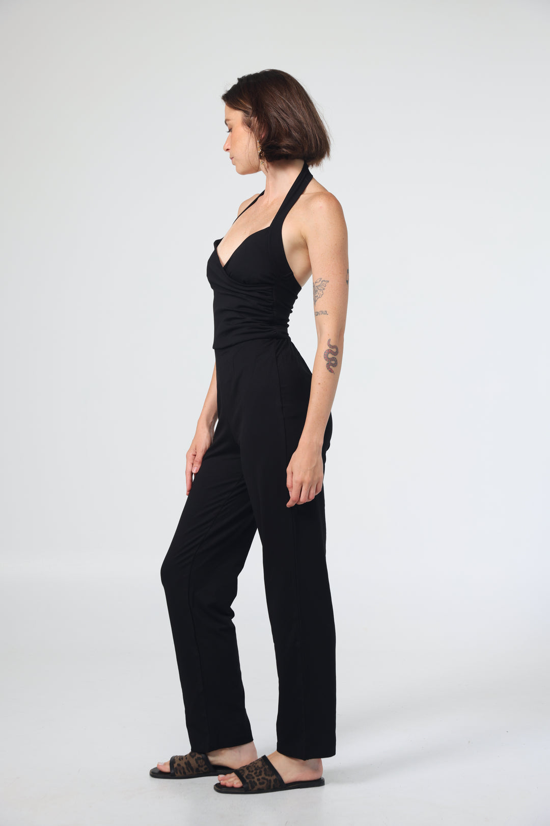 Notice Black Jumpsuit