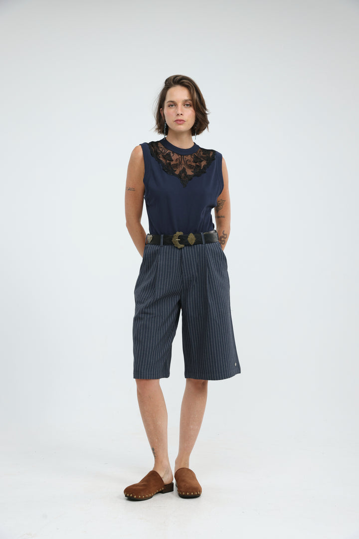 Verified Navy Bermuda Shorts