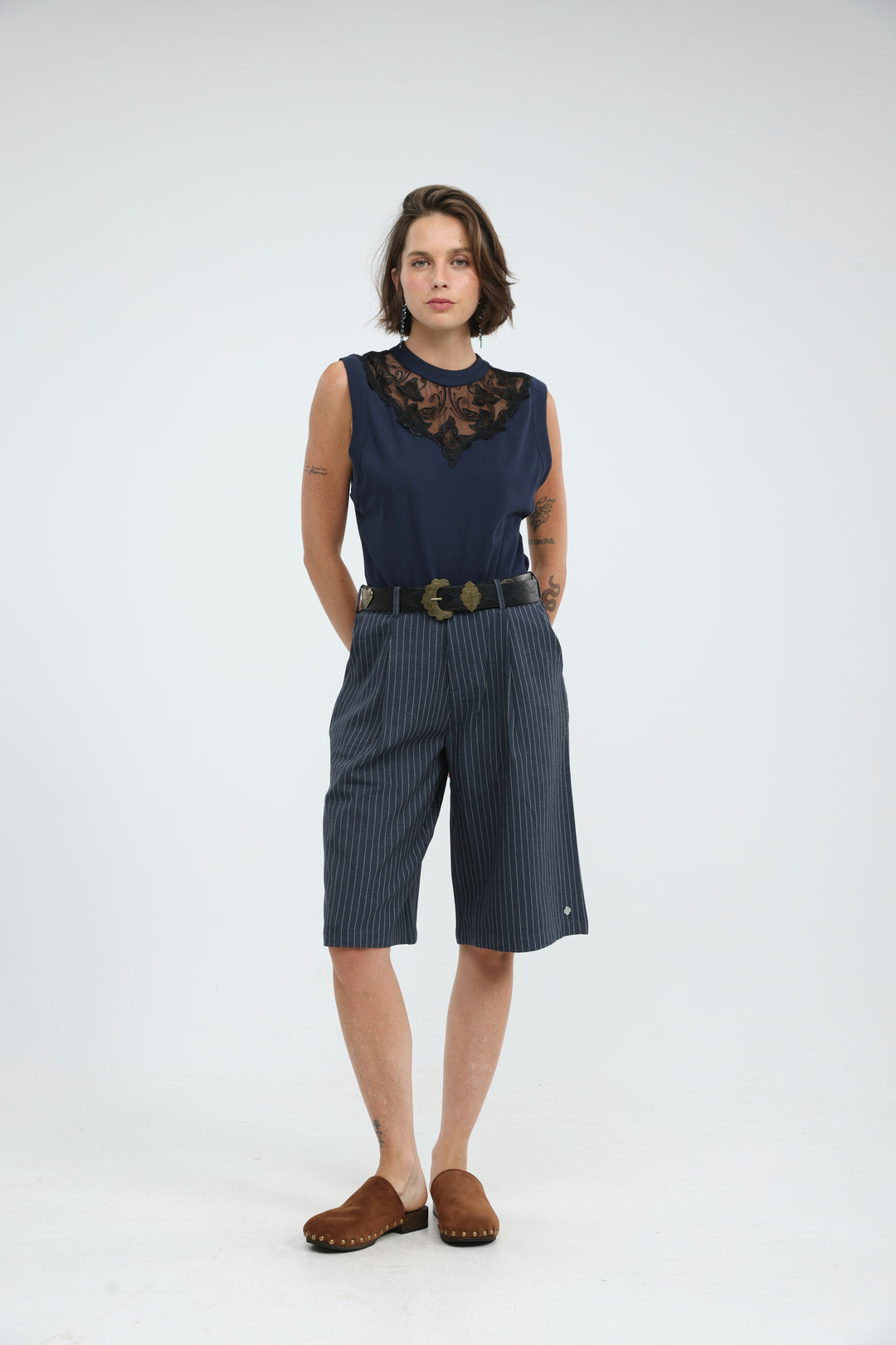 Verified Navy Bermuda Shorts