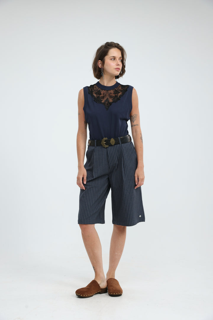 Verified Navy Bermuda Shorts