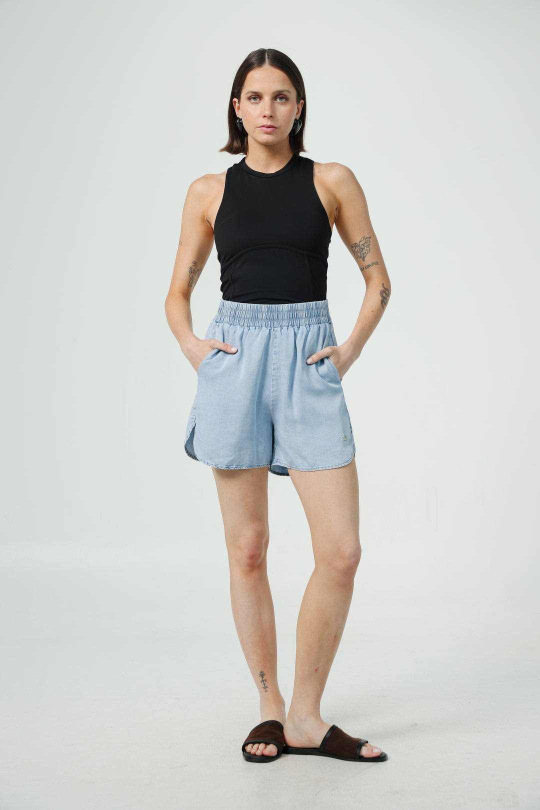 Buni's Light Blue Denim Shorts