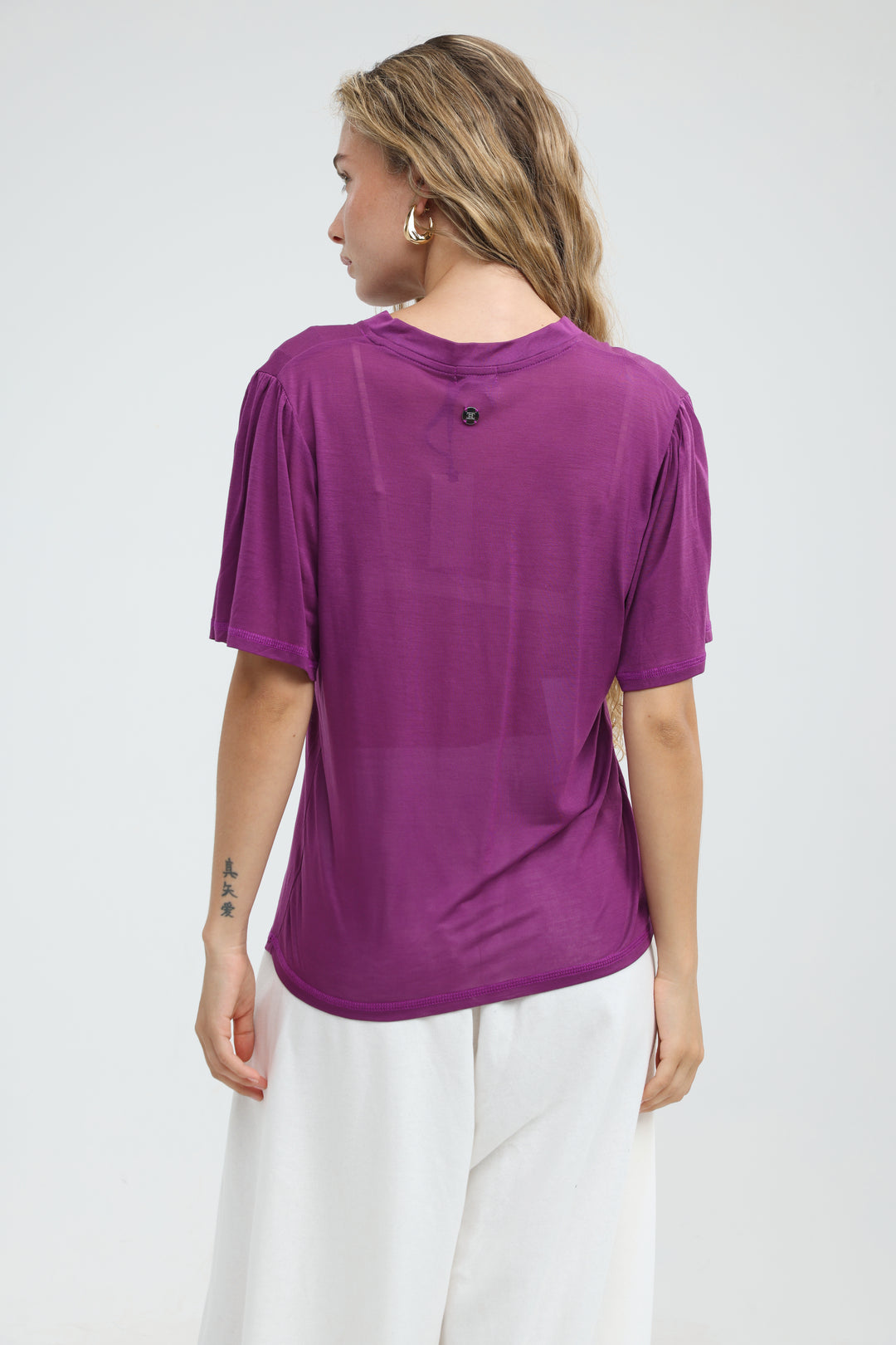 Clean57 Purple V T-Shirt