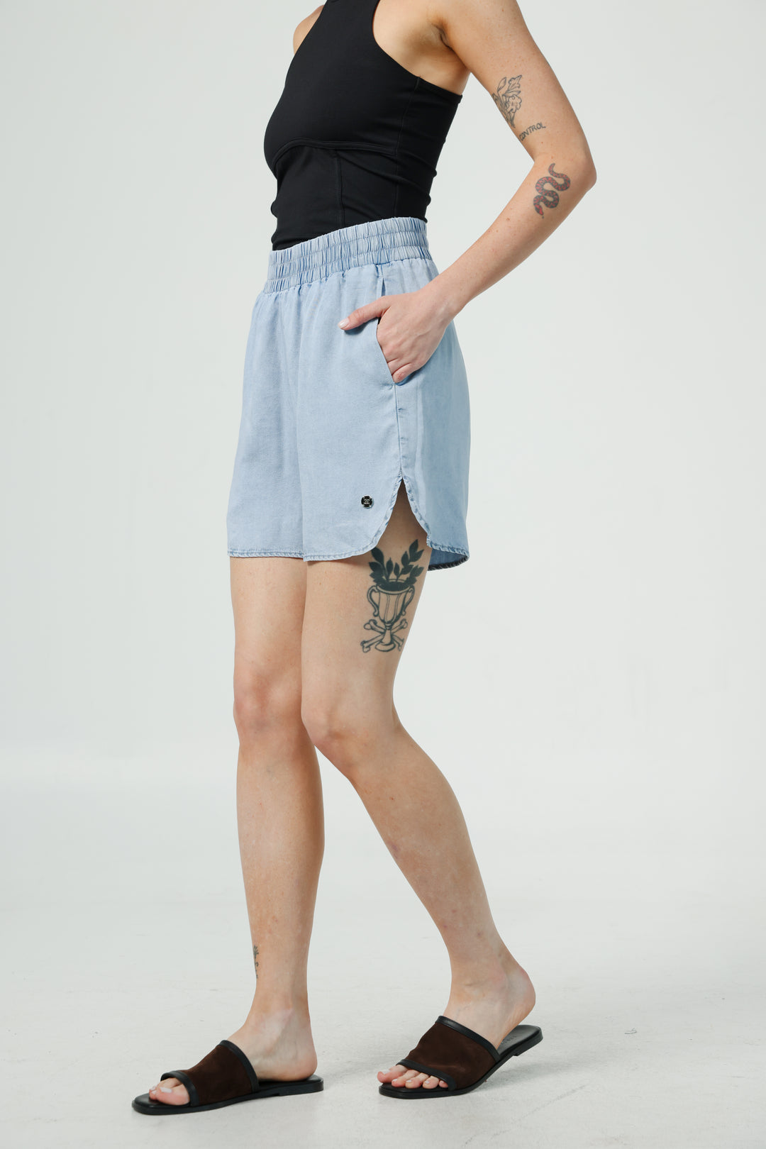 Buni's Light Blue Denim Shorts