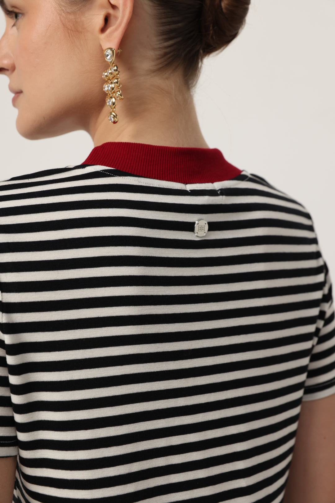 Rebasically Black Stripes T-Shirt