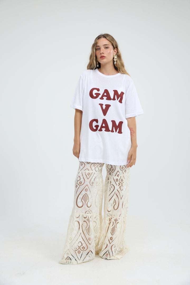 Gam V Gam White T-Shirt
