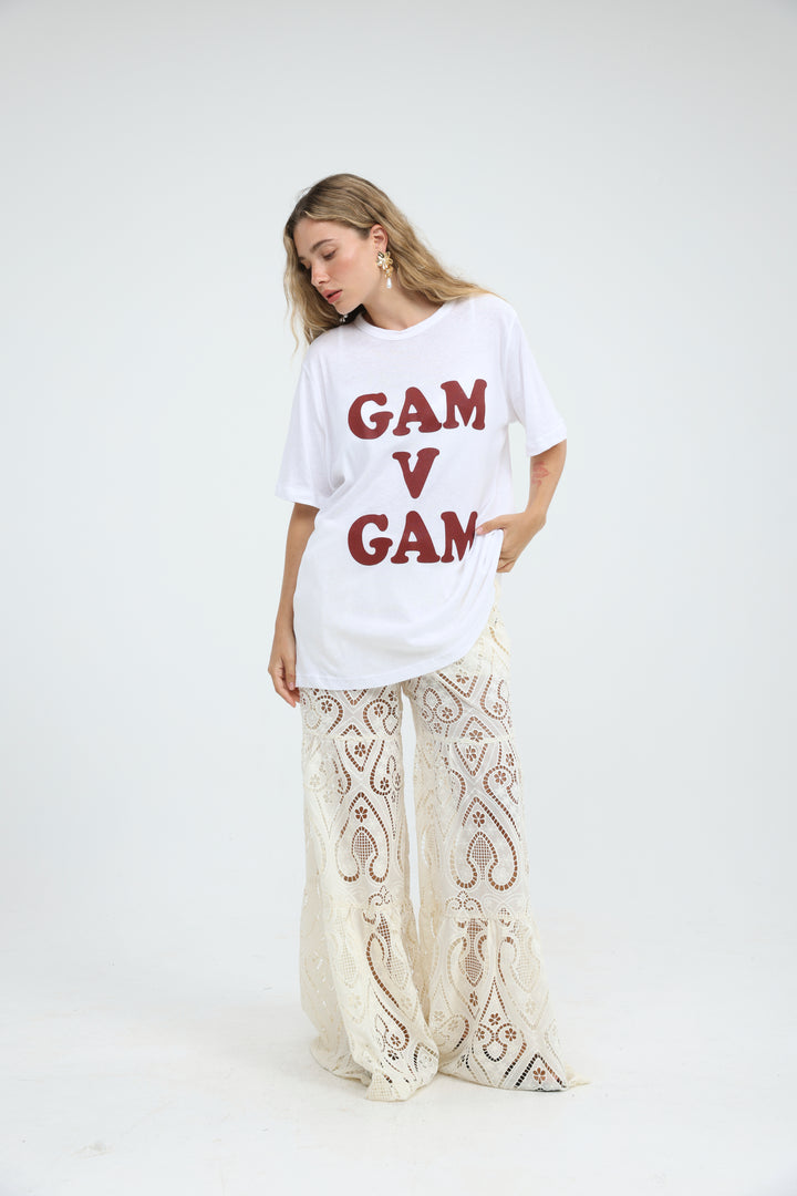 Gam V Gam White T-Shirt