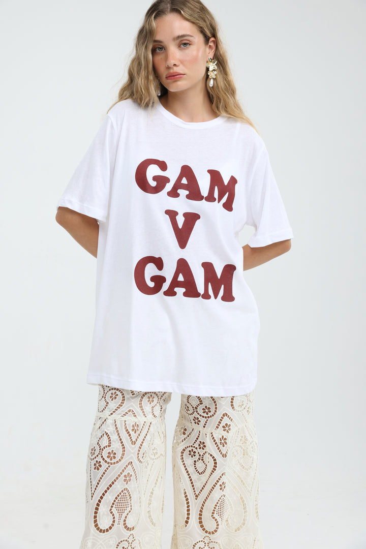 Gam V Gam White T-Shirt