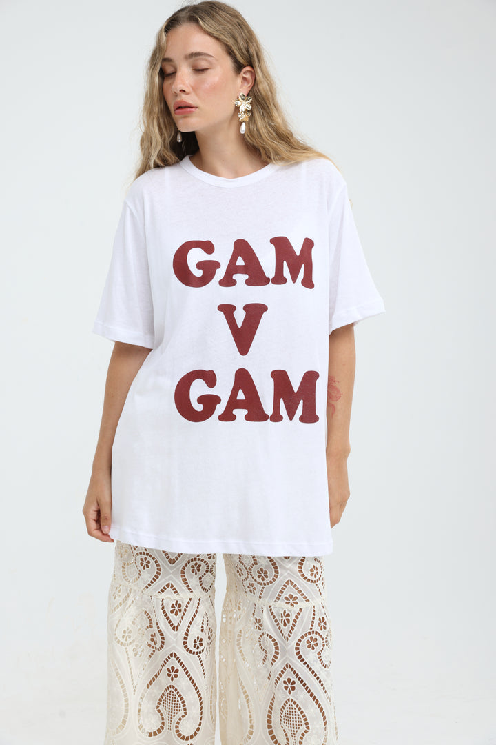Gam V Gam White T-Shirt