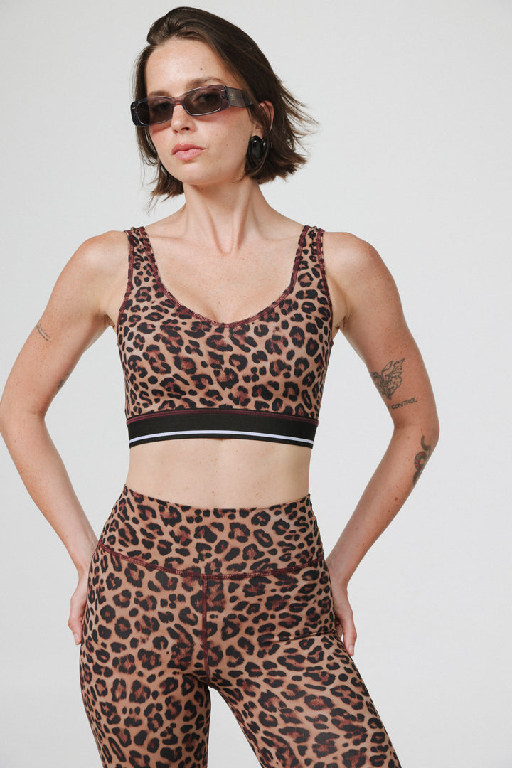 Ashram Leopard Top