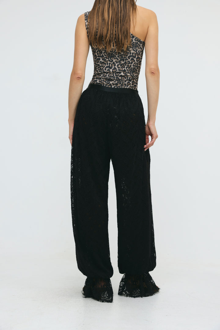 Tulum Black Lace Bottoms