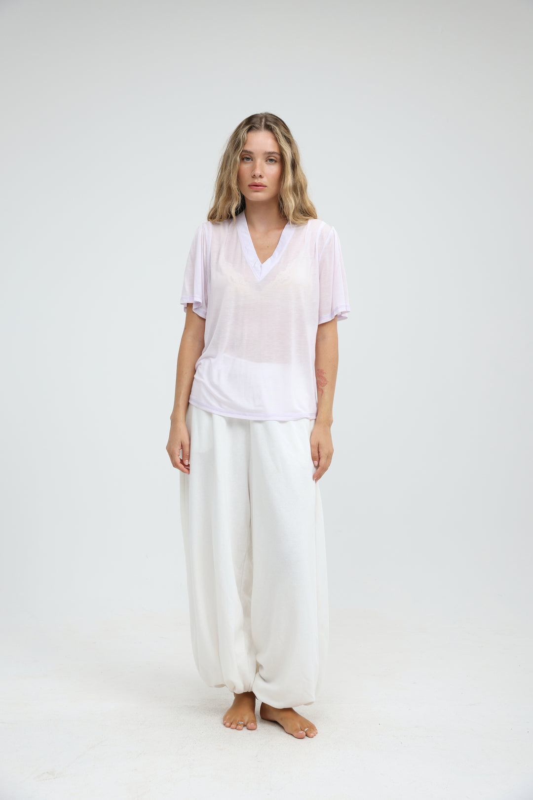 Clean57 Light Pink V T-Shirt