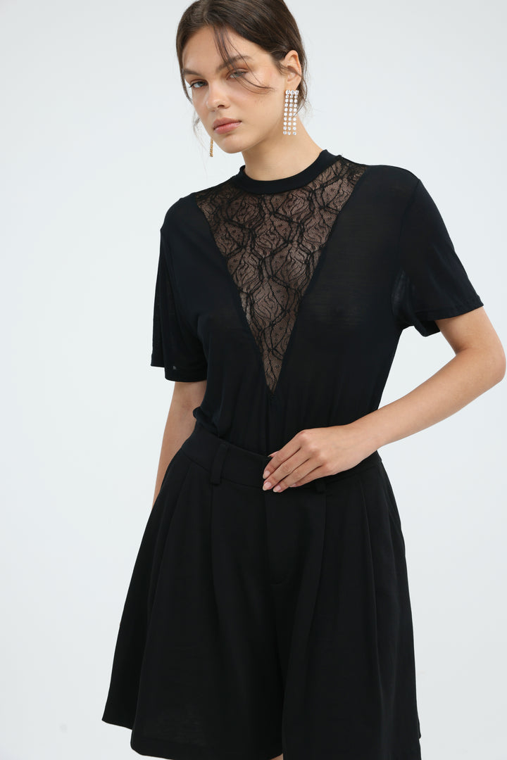 Reserved Black T-Shirt