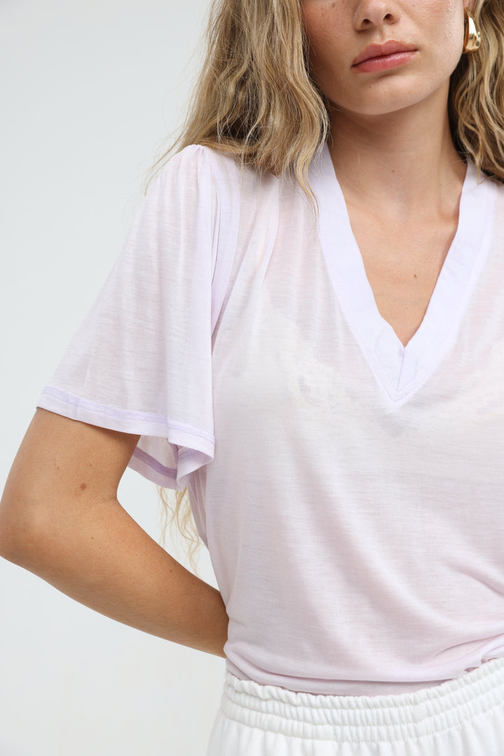 Clean57 Light Pink V T-Shirt
