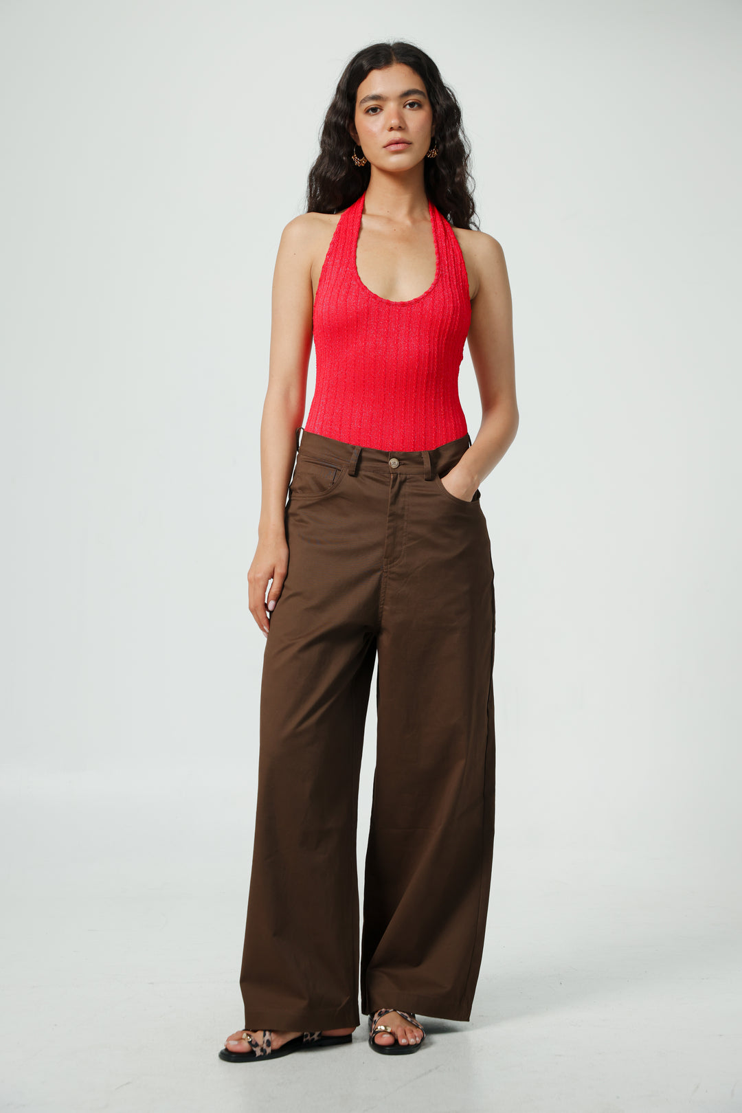 Believe Red Bodysuit