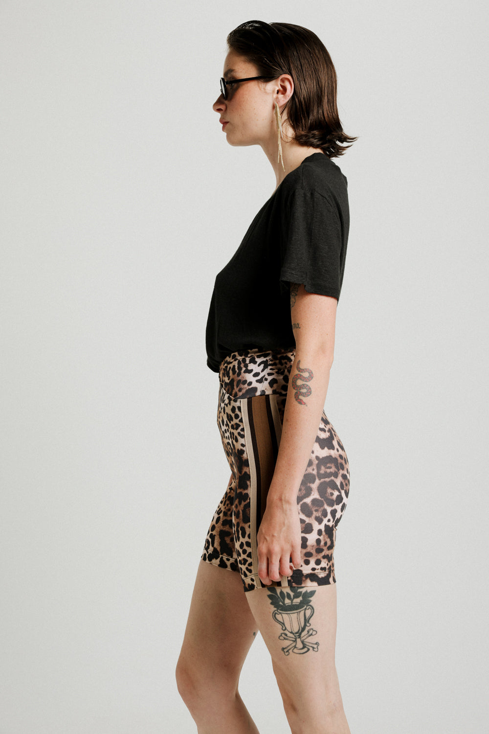 Dani Leopard Short Leggings