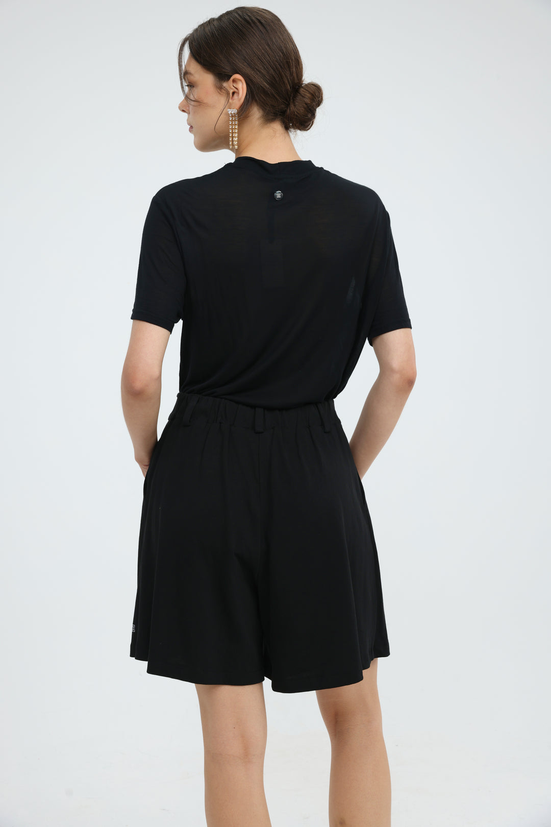 Inbox Black Shorts