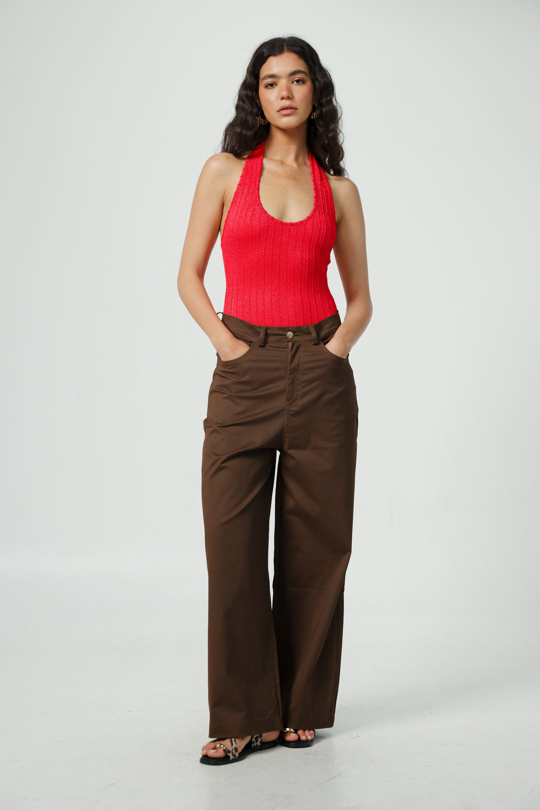Believe Red Bodysuit
