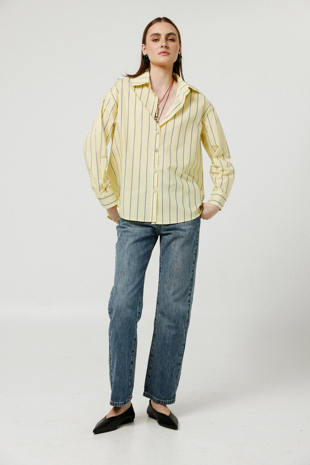 Crown Yellow Buttoned Shirt