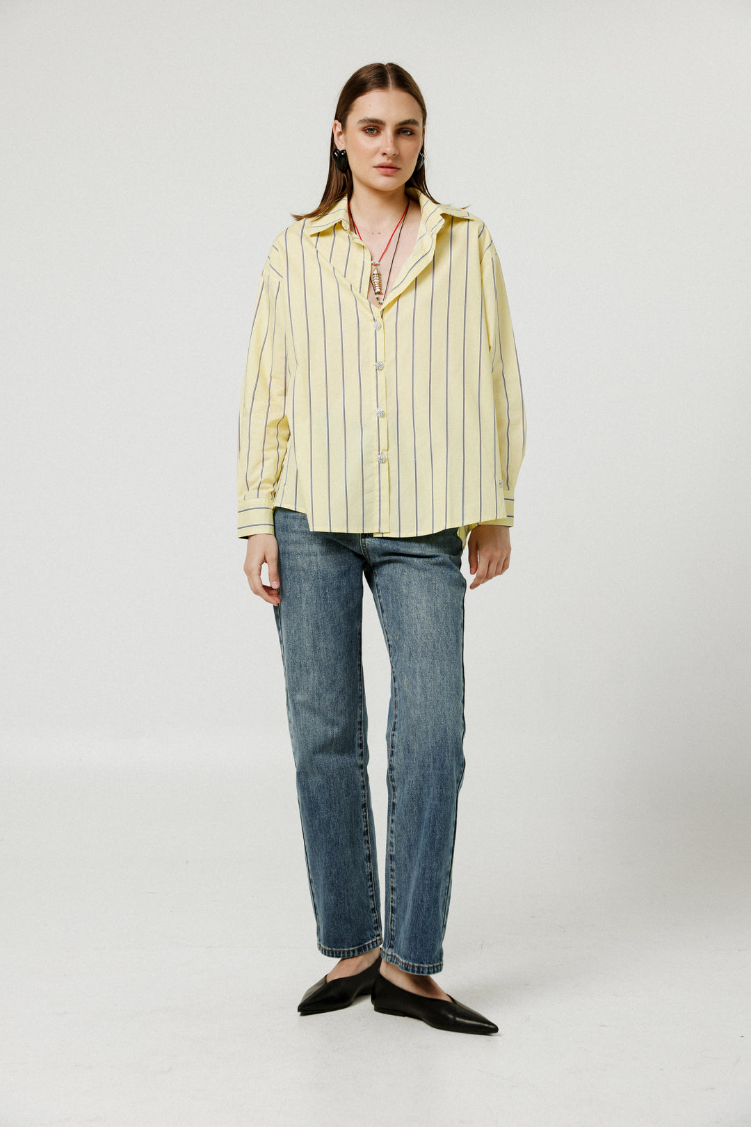 Crown Yellow Buttoned Shirt