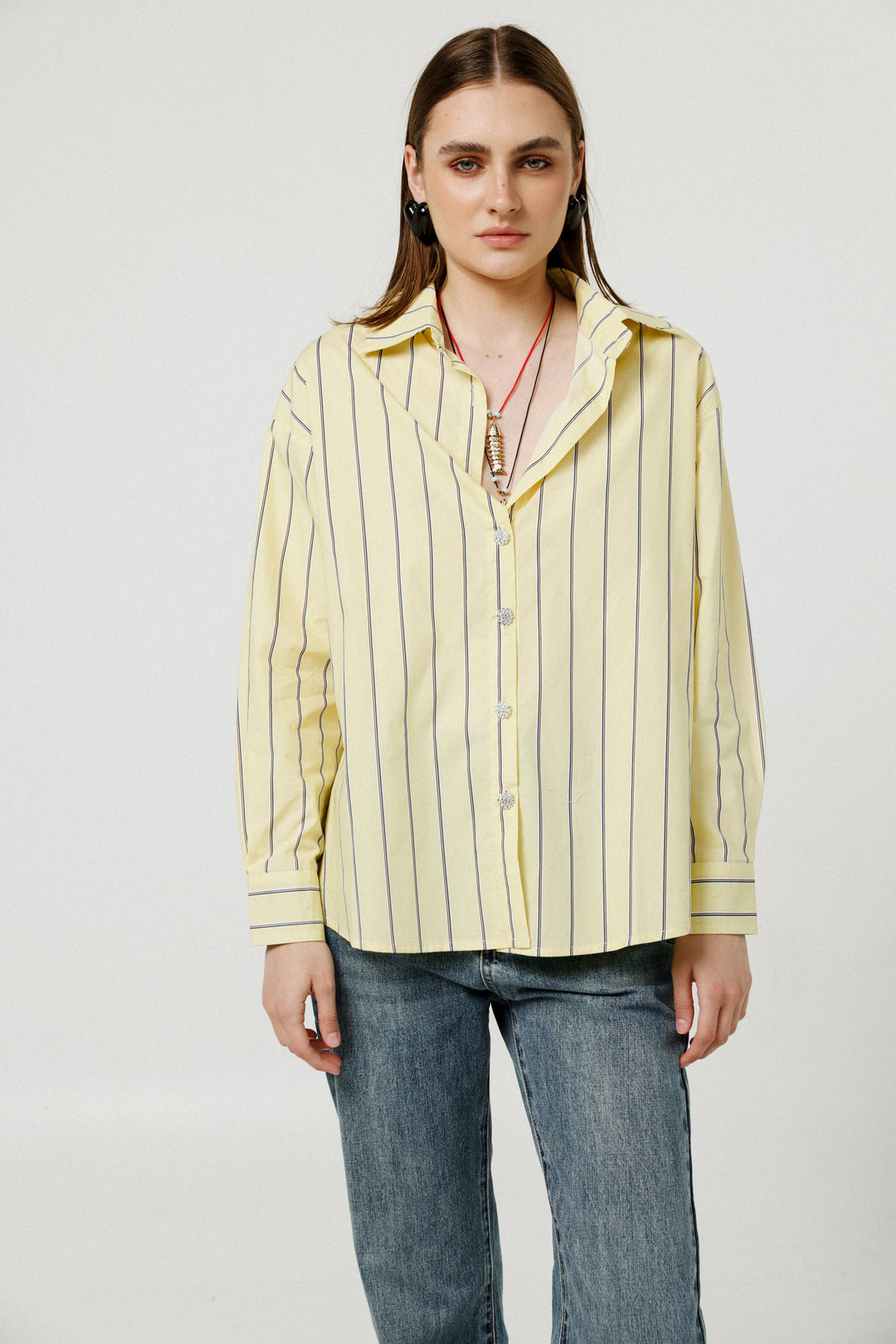 Crown Yellow Buttoned Shirt