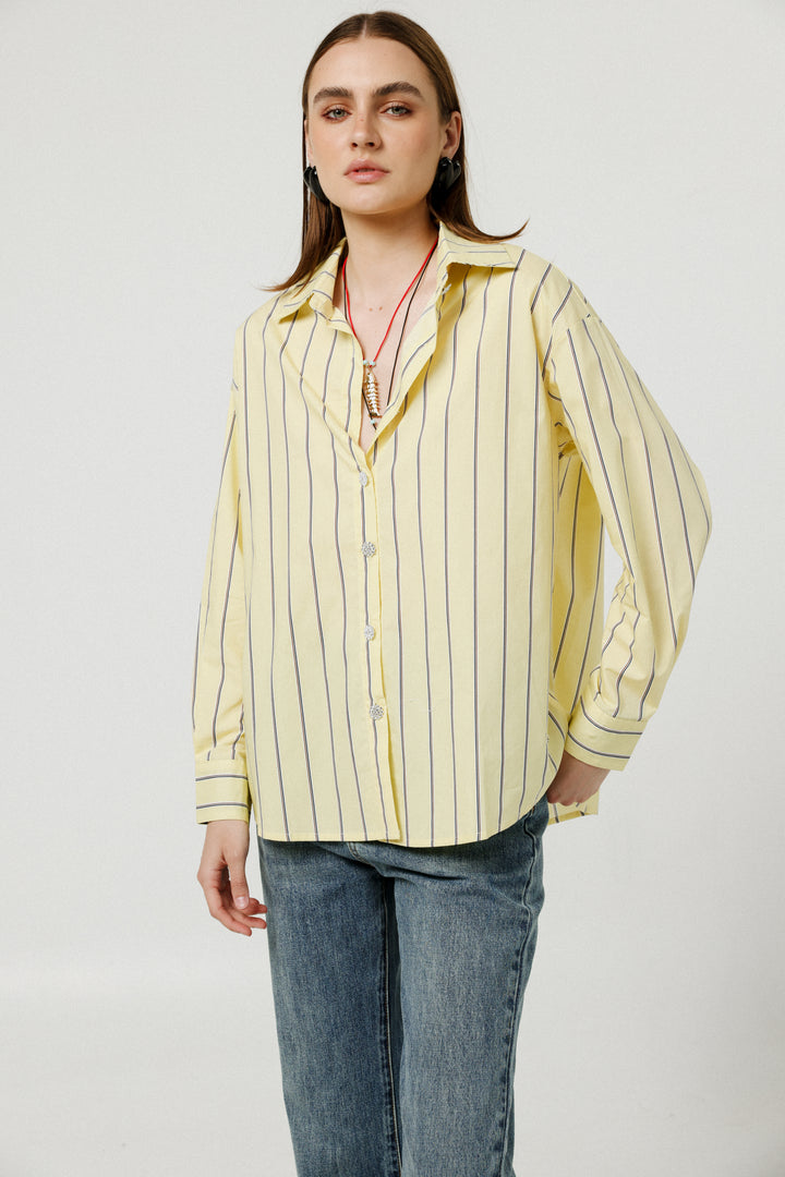 Crown Yellow Buttoned Shirt