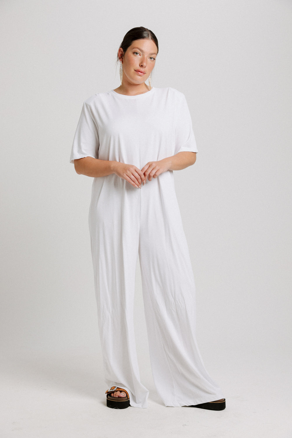 Easy White Jumpsuit