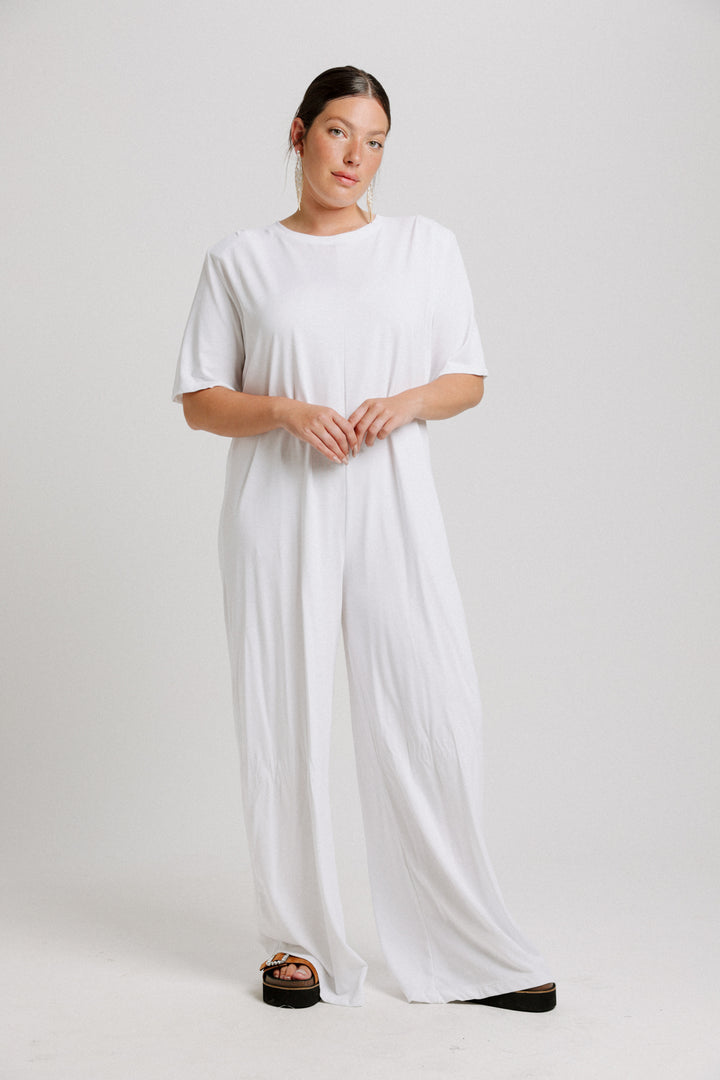 Easy White Jumpsuit