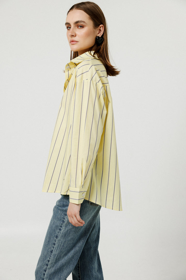 Crown Yellow Buttoned Shirt