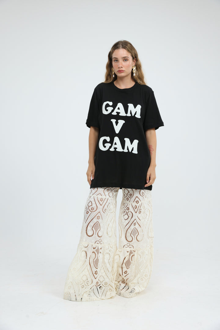 Gam V Gam Black T-Shirt