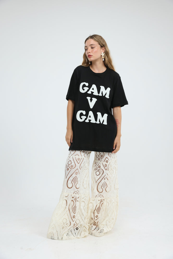Gam V Gam Black T-Shirt