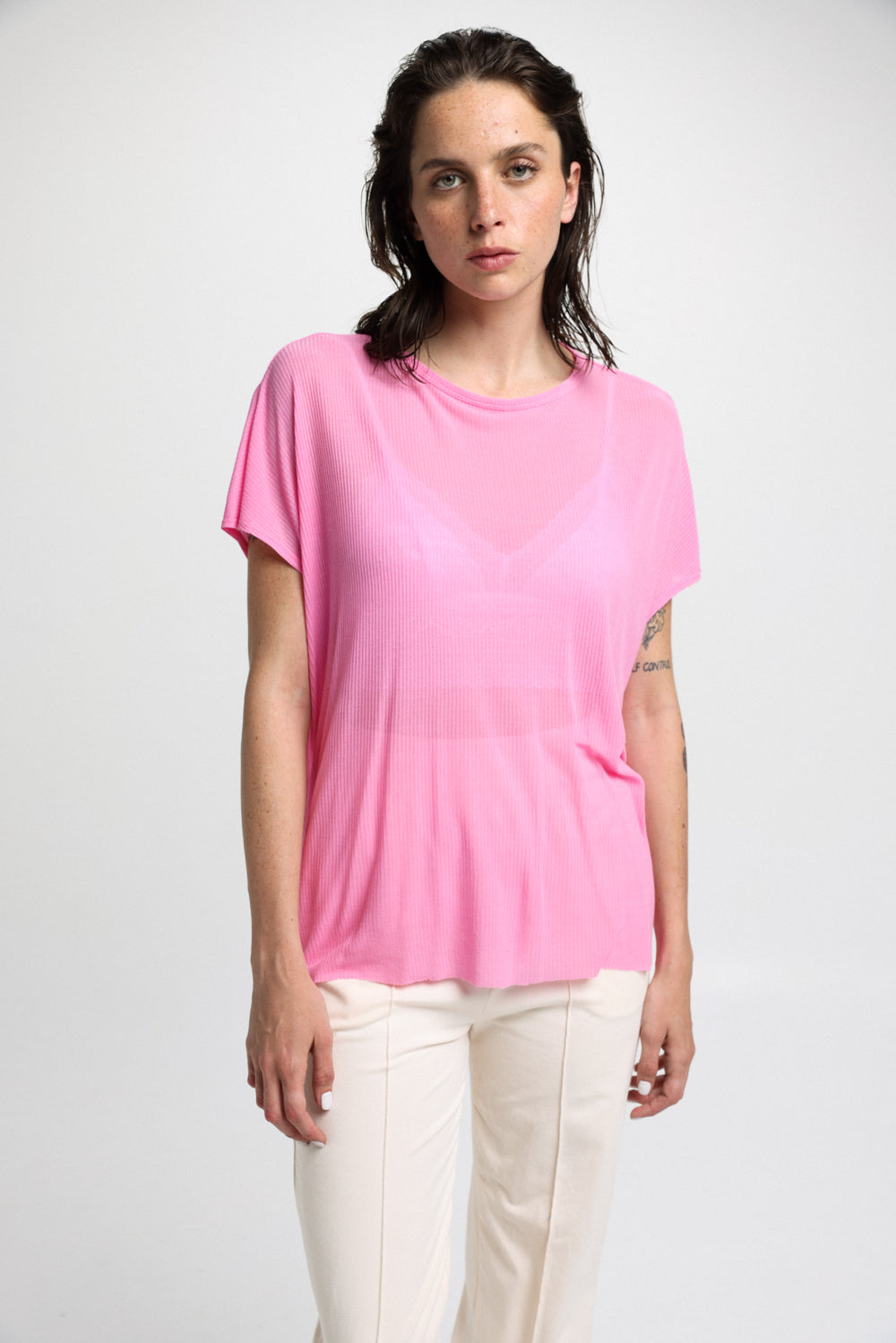Boyfriend Pink T-Shirt