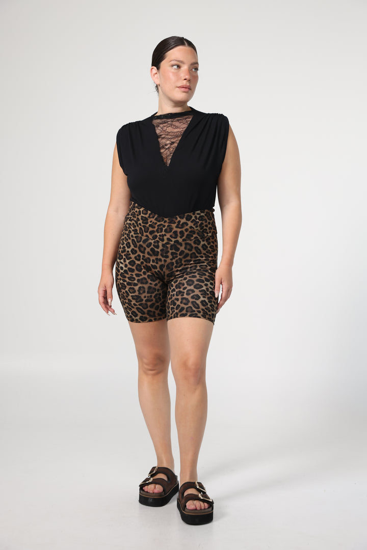 Sea Black Lace Tank