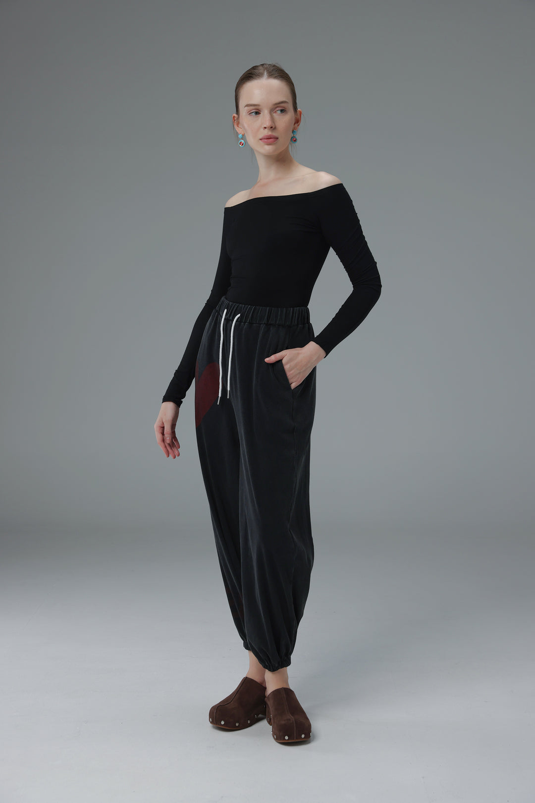 Daniela's Black Off Shoulder Bodysuit
