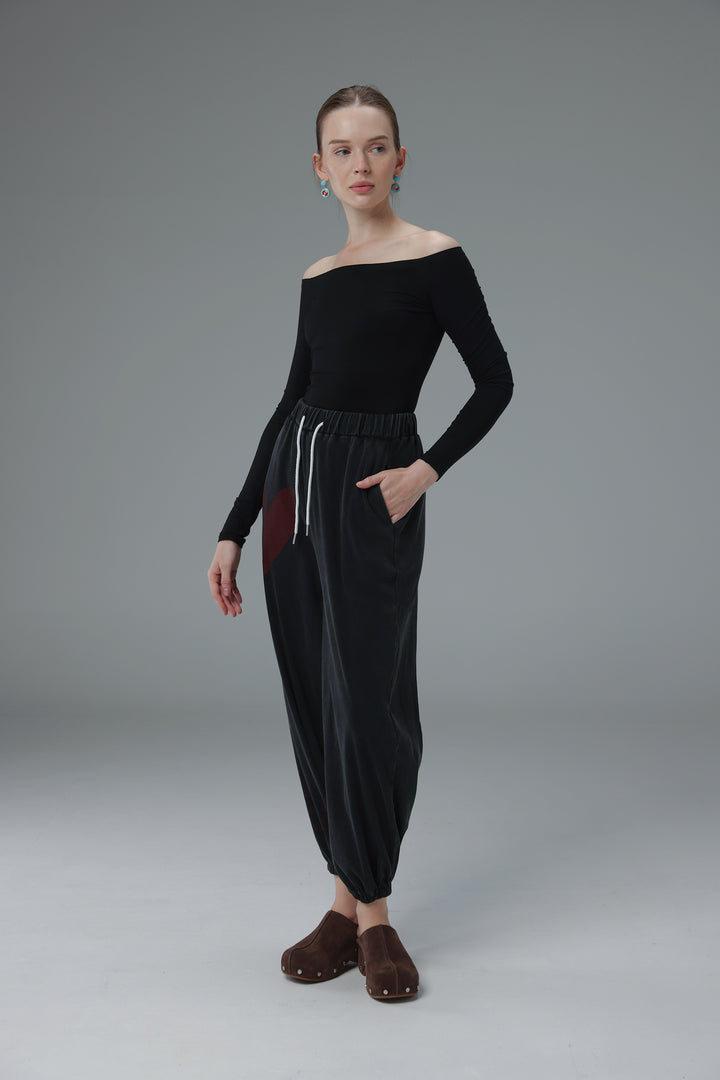 Daniela's Black Off Shoulder Bodysuit