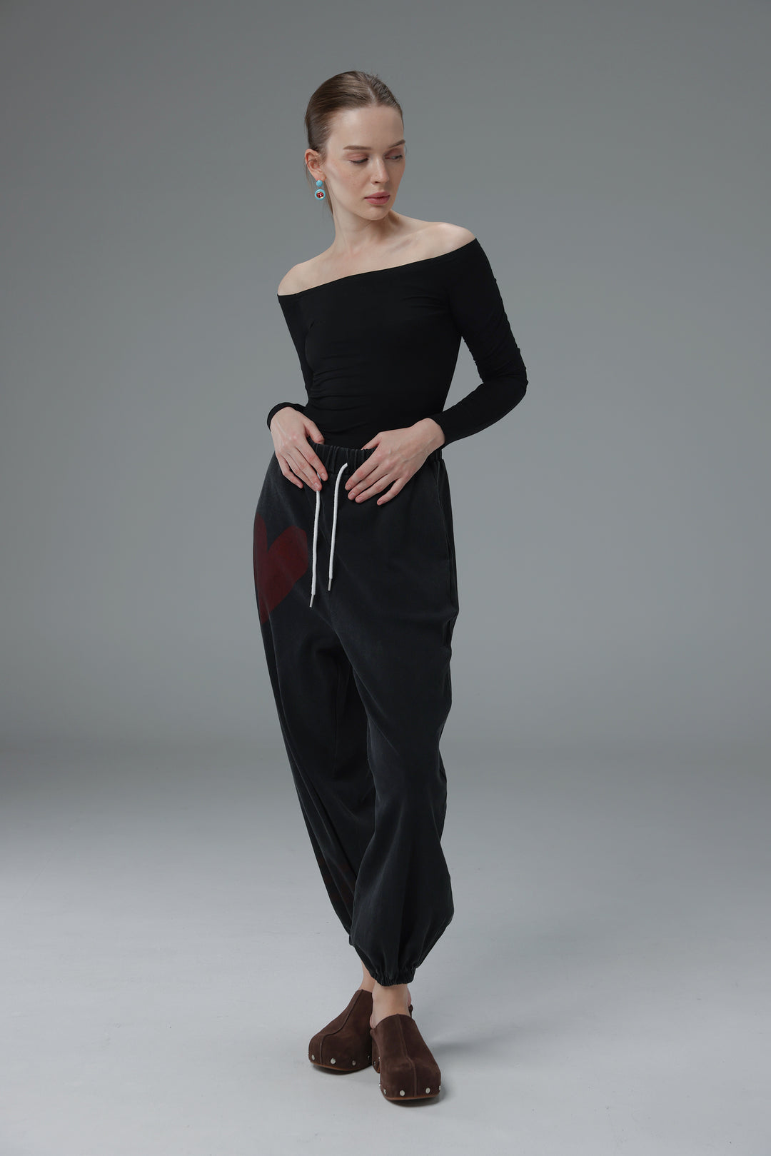 Daniela's Black Off Shoulder Bodysuit