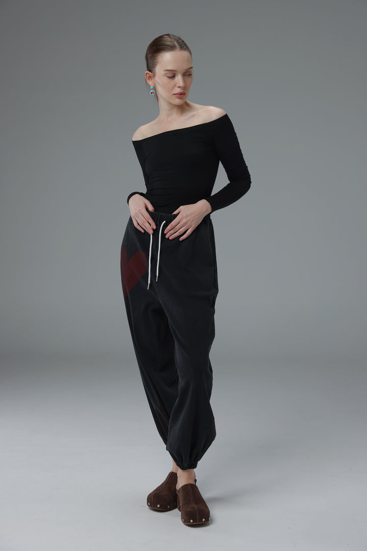 Daniela's Black Off Shoulder Bodysuit