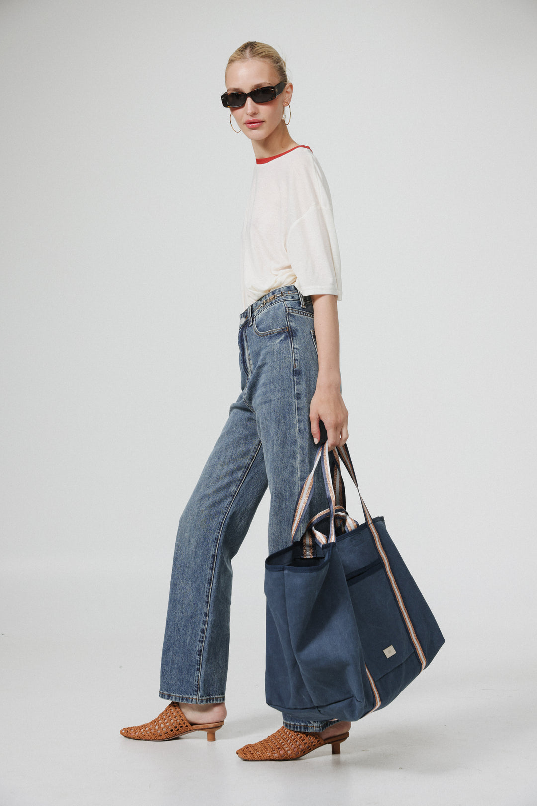 Big Navy Tote Bag