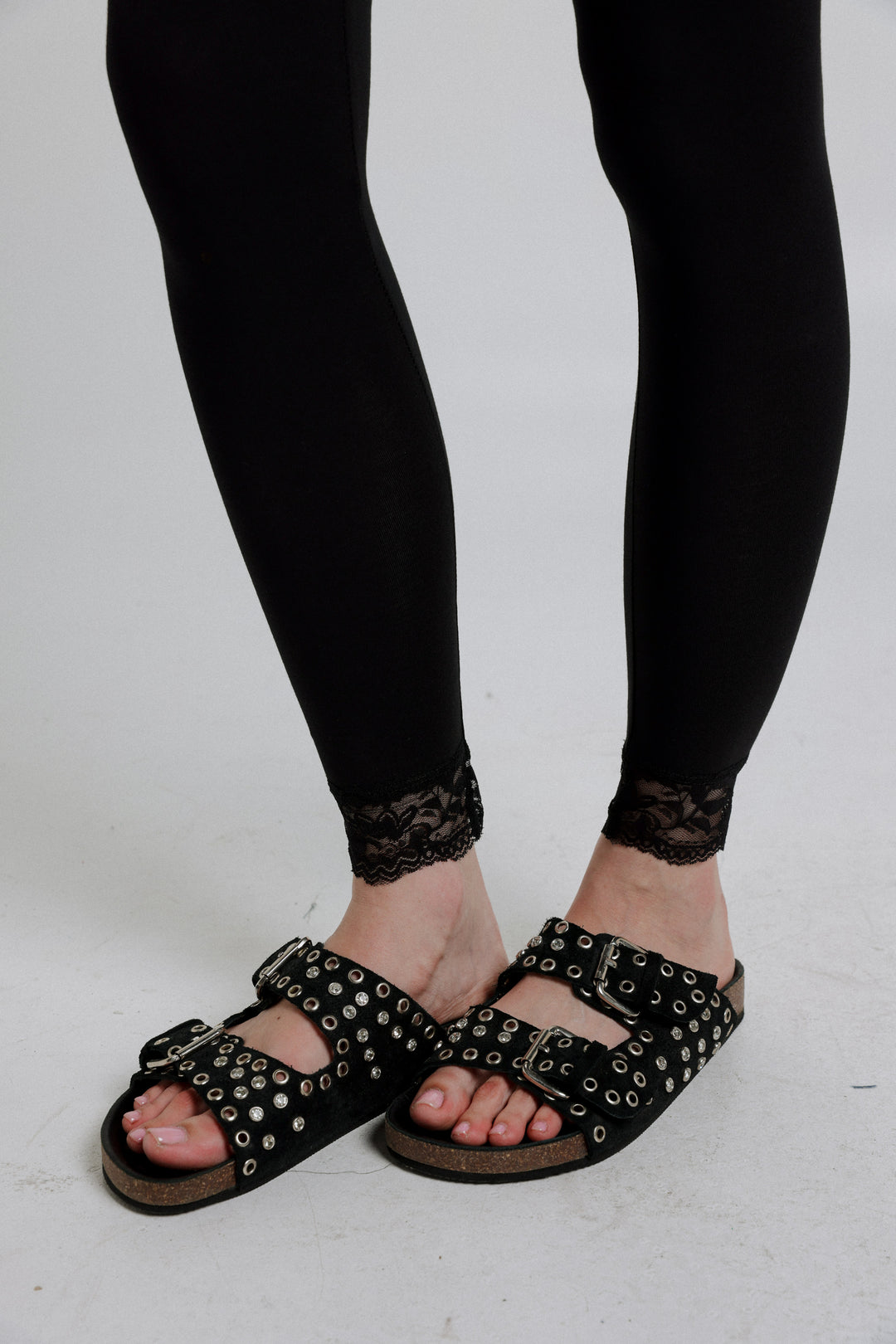 Lace Black Leggings