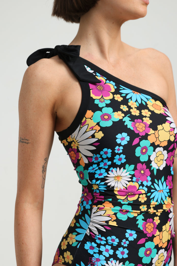 Futurism Floral Swimsuit