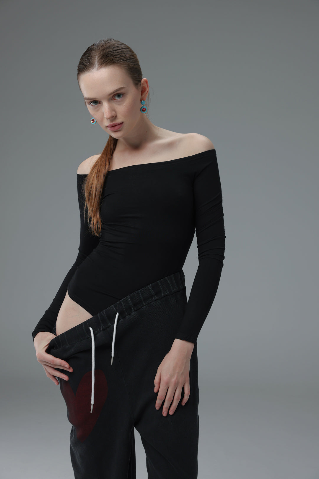 Daniela's Black Off Shoulder Bodysuit