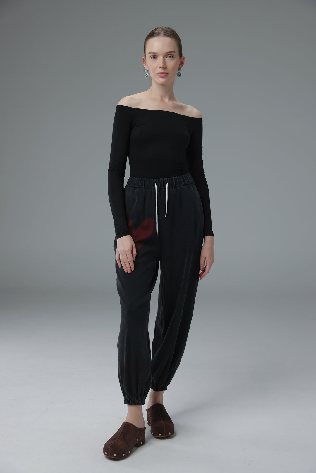 Daniela's Black Off Shoulder Bodysuit