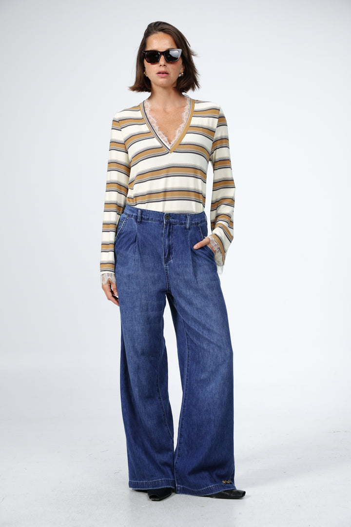Mystery Camel Striped Shirt