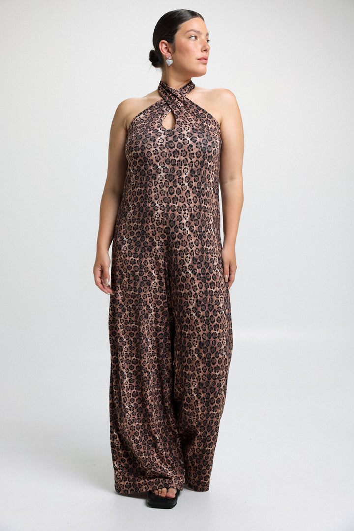 Admire Leopard Jumpsuit