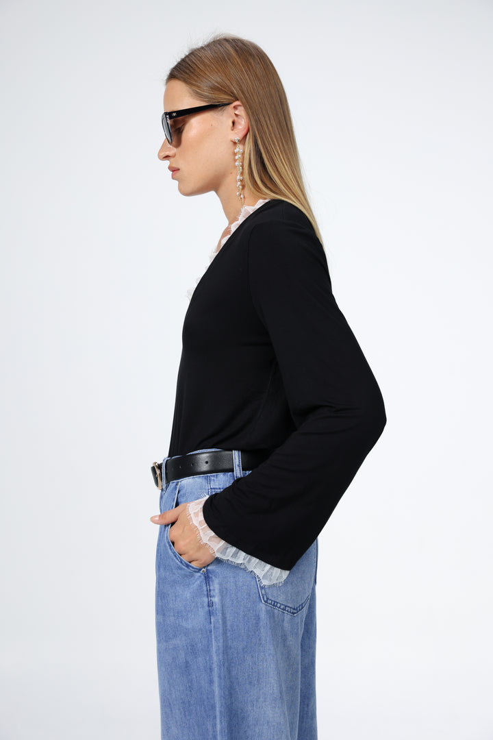 Mystery Black Mix Shirt