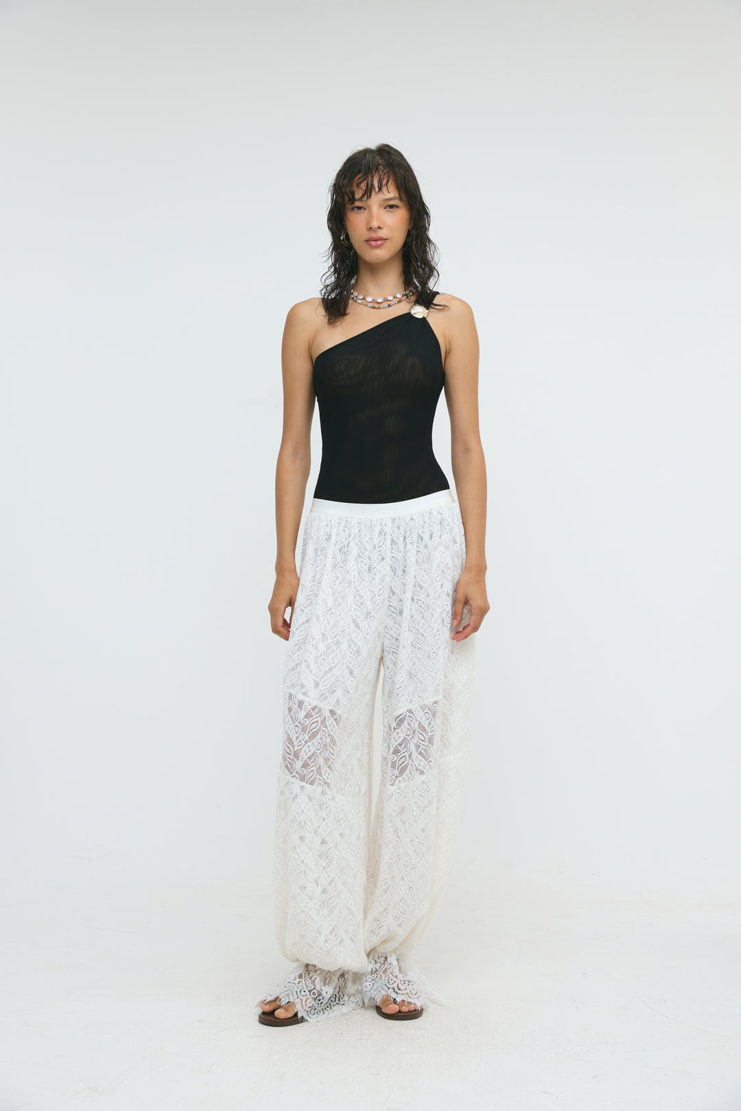 Tulum White Lace Bottoms